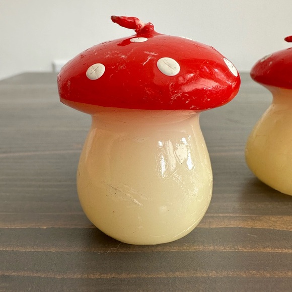 2 x vintage mushroom candle - Picture 12 of 14